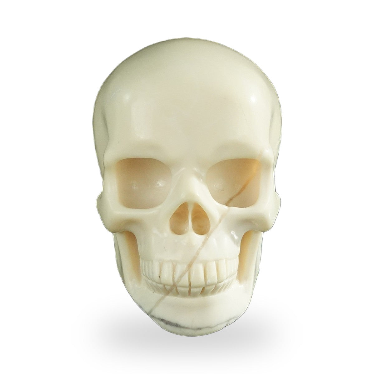 Ivory Jade crystal skull 3" SKH30IJ15 photo 1