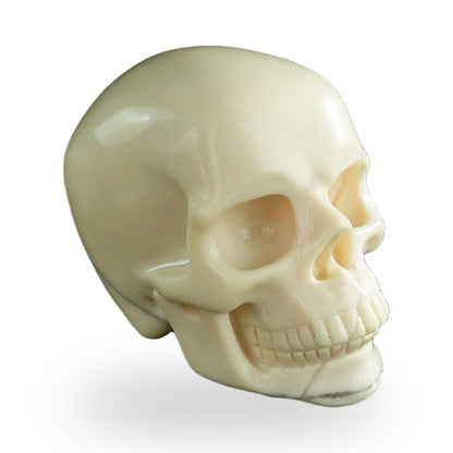 Ivory Jade crystal skull 3" SKH30IJ15 photo 3