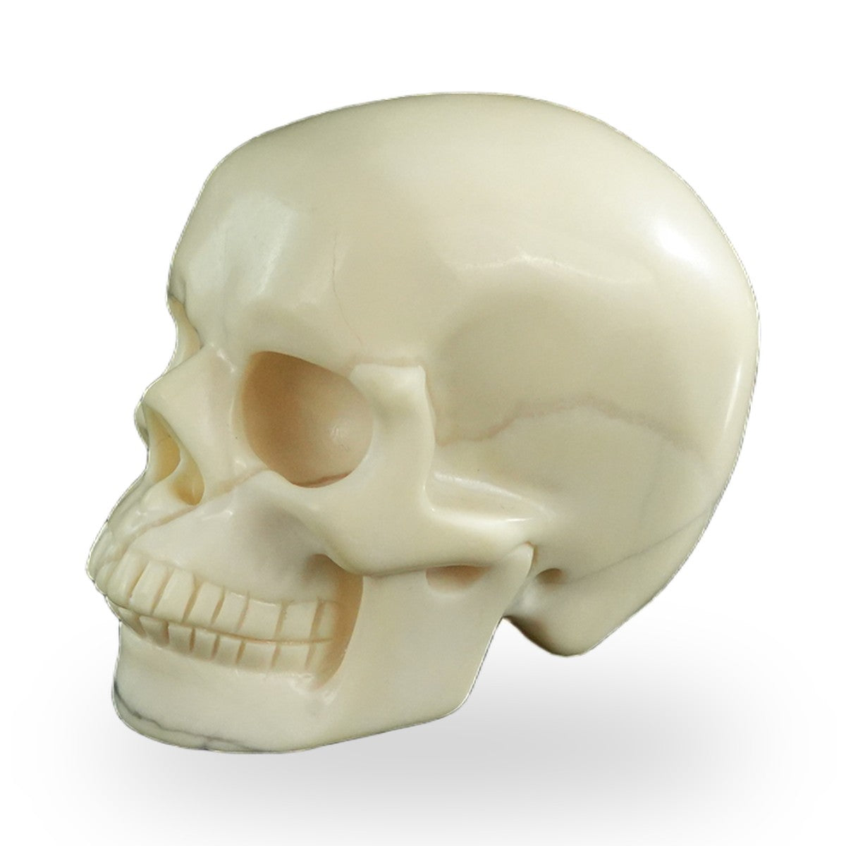 Ivory Jade crystal skull 3" SKH30IJ15 photo 6