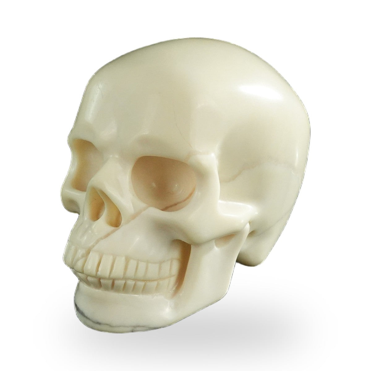 Ivory Jade crystal skull 3" SKH30IJ15 photo 7
