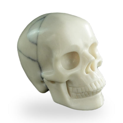 Ivory Jade crystal skull 3" SKH30IJ16 photo 4