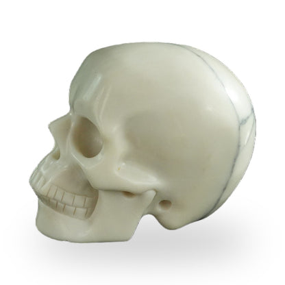 Ivory Jade crystal skull 3" SKH30IJ16 photo 6