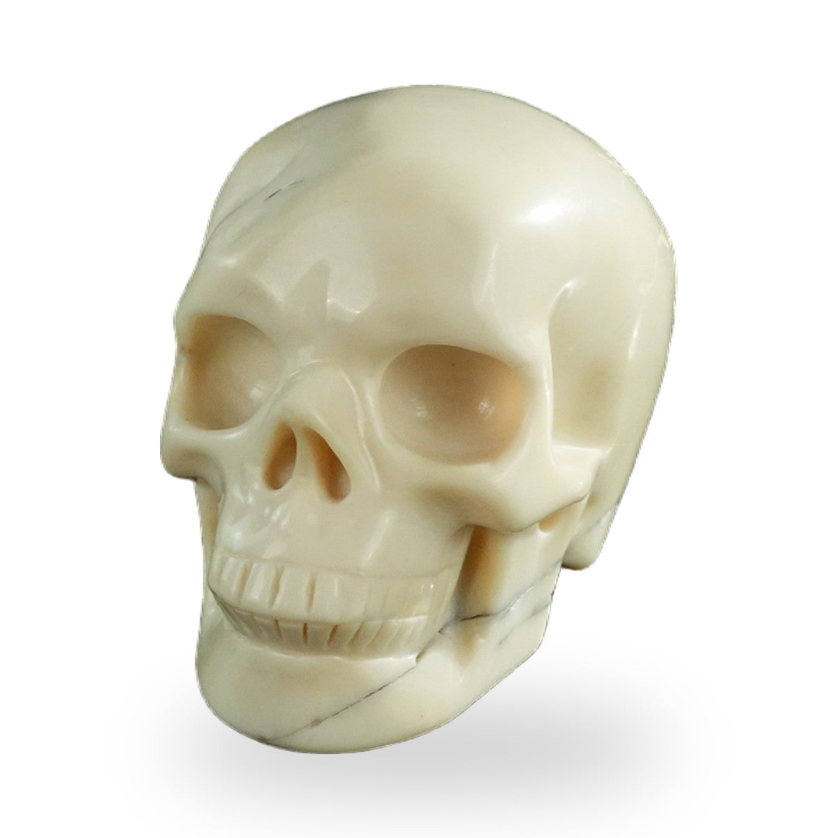 Ivory Jade crystal skull 3" SKH30IJ17 photo 2