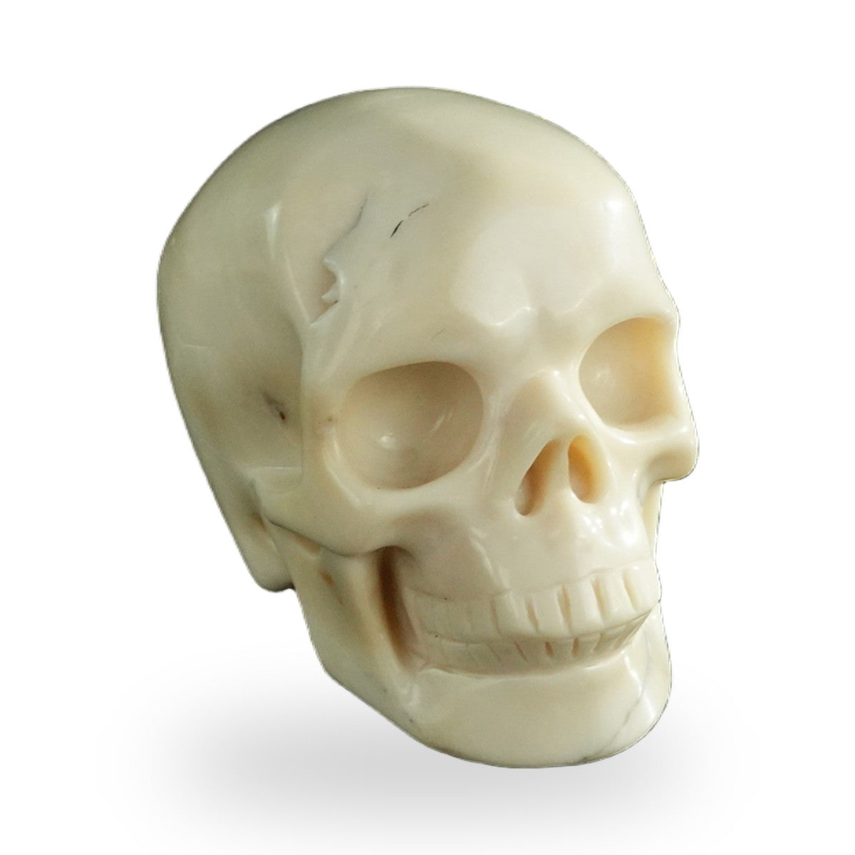 Ivory Jade crystal skull 3" SKH30IJ17 photo 3