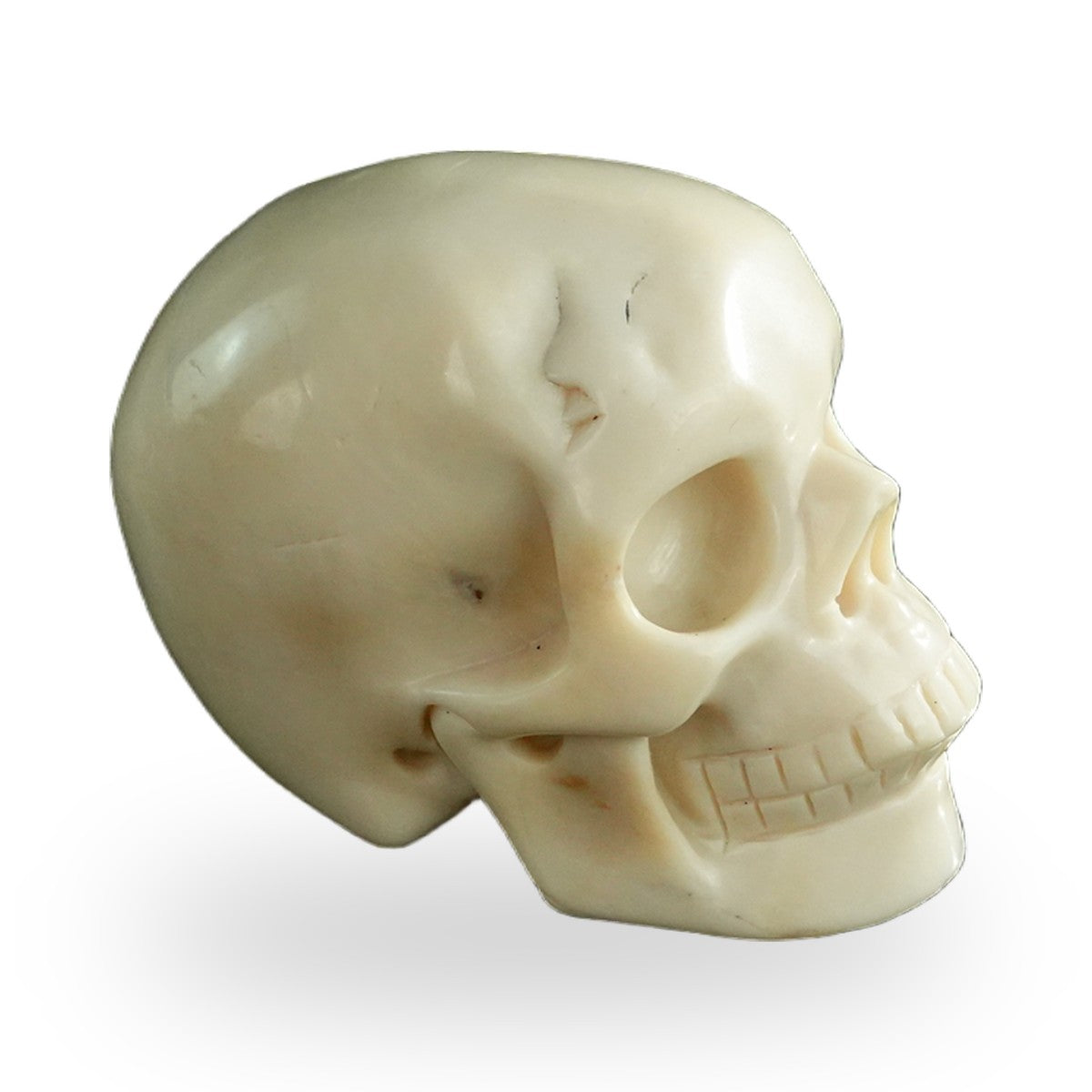 Ivory Jade crystal skull 3" SKH30IJ17 photo 4