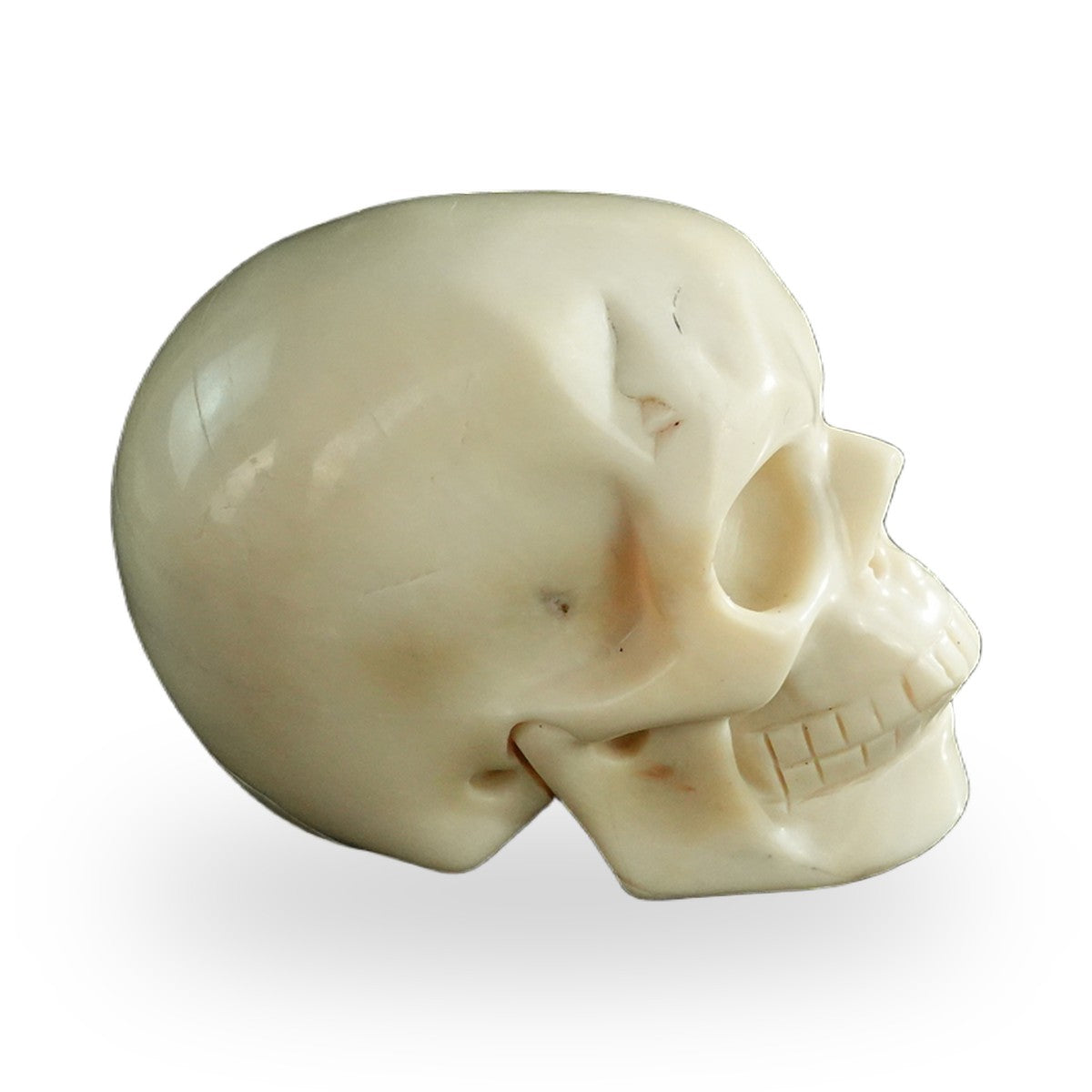 Ivory Jade crystal skull 3" SKH30IJ17 photo 5