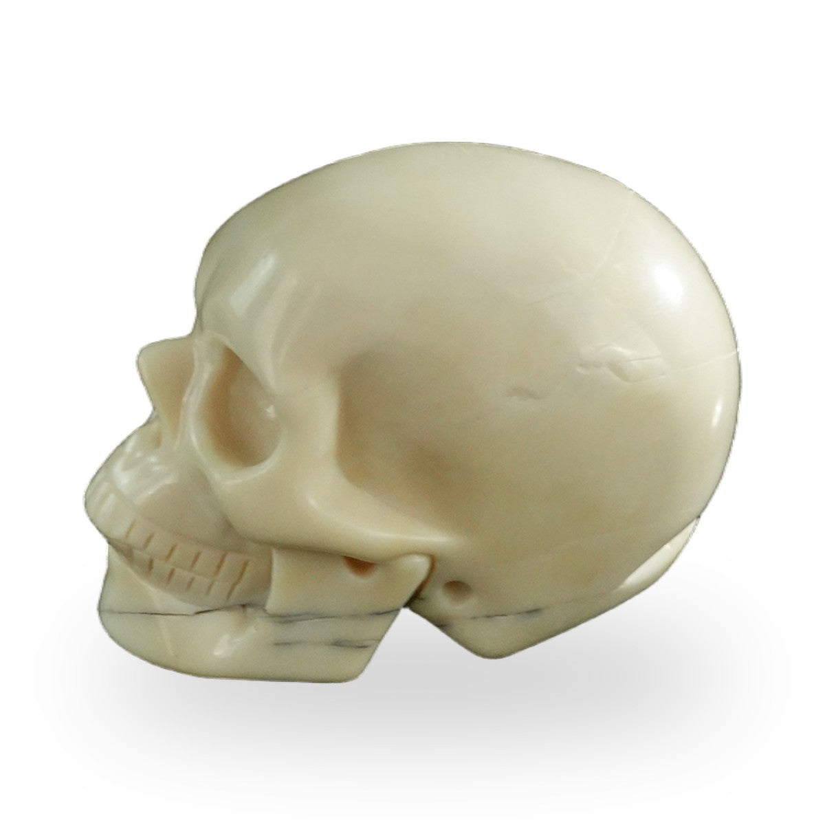 Ivory Jade crystal skull 3" SKH30IJ17 photo 6