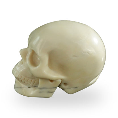 Ivory Jade crystal skull 3" SKH30IJ17 photo 6