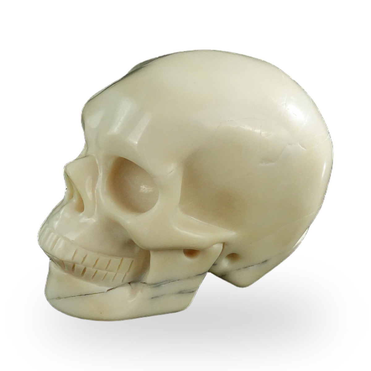 Ivory Jade crystal skull 3" SKH30IJ17 photo 7