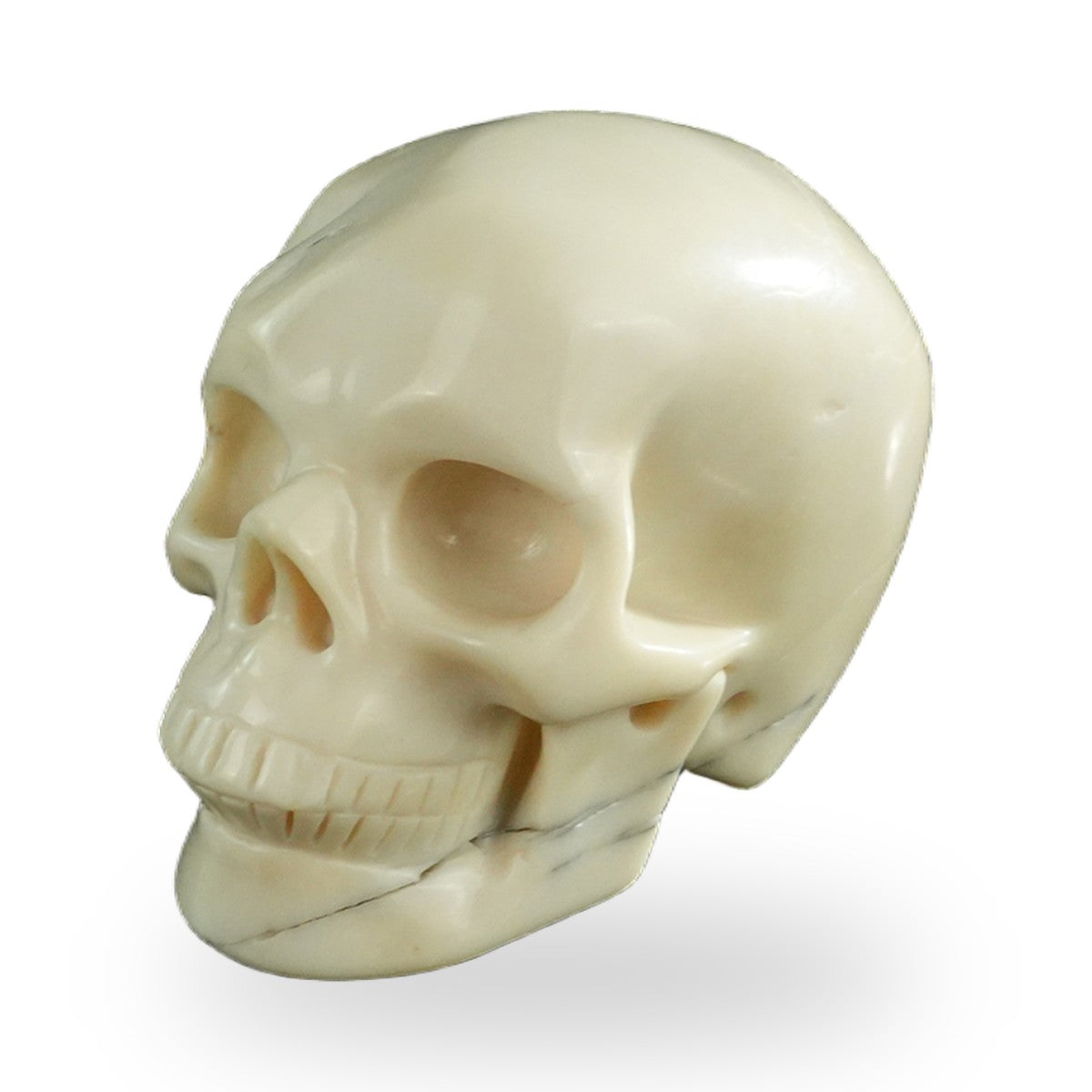Ivory Jade crystal skull 3" SKH30IJ17 photo 8