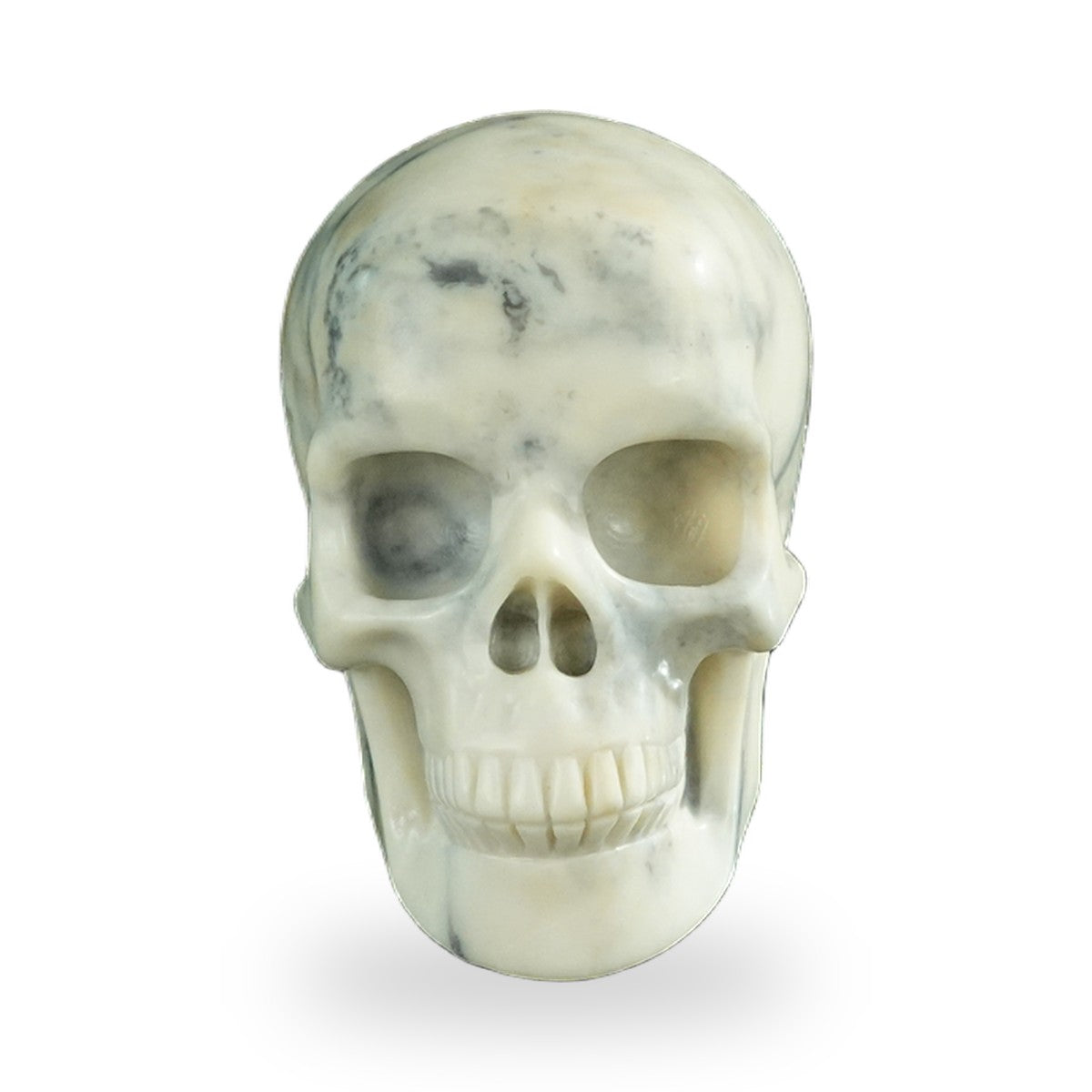 Ivory Jade crystal skull 3" SKH30IJ18 photo 1