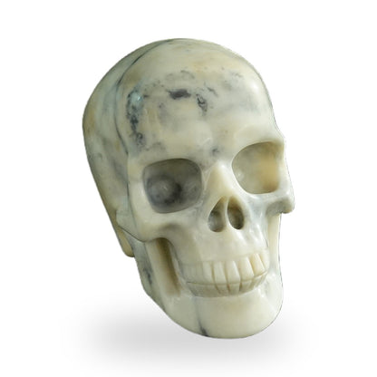 Ivory Jade crystal skull 3" SKH30IJ18 photo 2