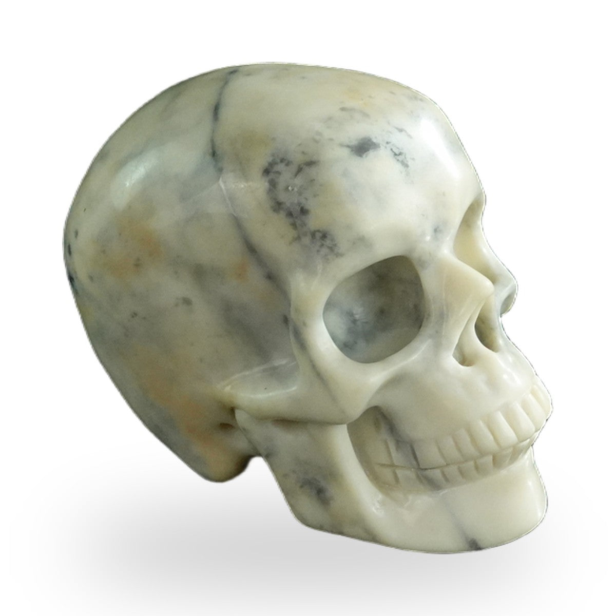 Ivory Jade crystal skull 3" SKH30IJ18 photo 4