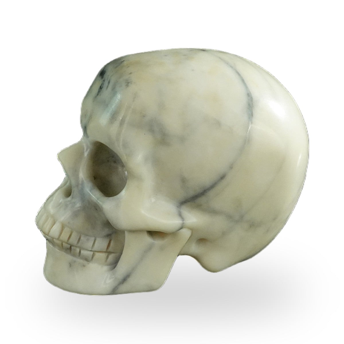 Ivory Jade crystal skull 3" SKH30IJ18 photo 6