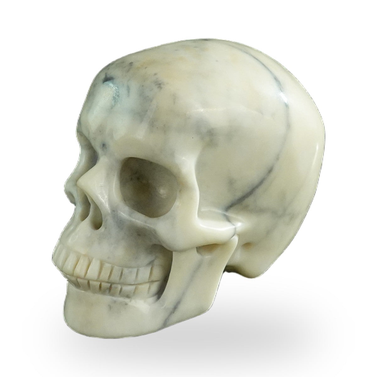 Ivory Jade crystal skull 3" SKH30IJ18 photo 7