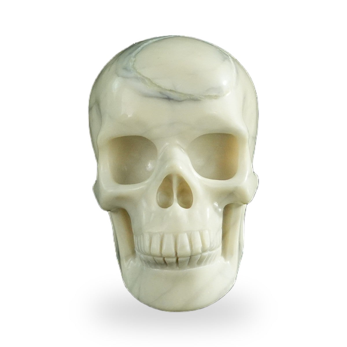 Ivory Jade crystal skull 3" SKH30IJ19 photo 1