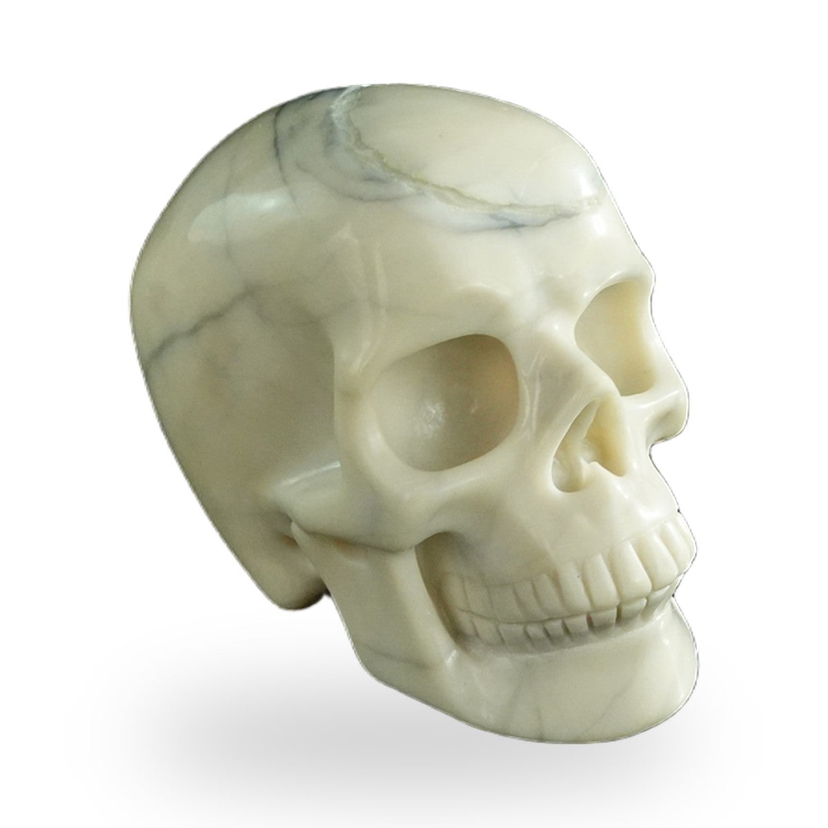 Ivory Jade crystal skull 3" SKH30IJ19 photo 2