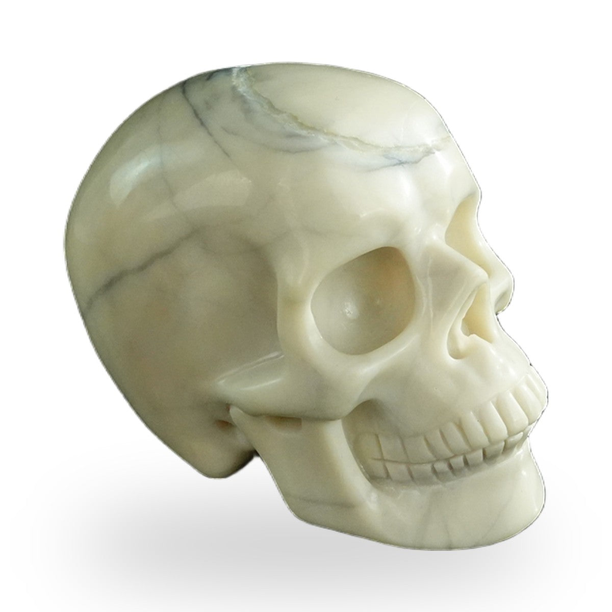 Ivory Jade crystal skull 3" SKH30IJ19 photo 3
