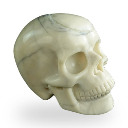 Ivory Jade crystal skull 3" SKH30IJ19 photo 3