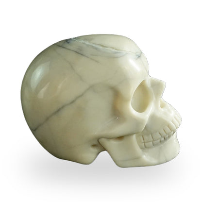 Ivory Jade crystal skull 3" SKH30IJ19 photo 4