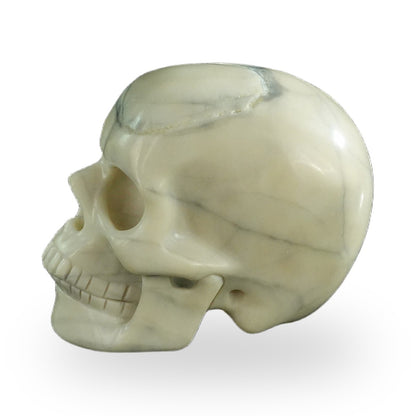 Ivory Jade crystal skull 3" SKH30IJ19 photo 5