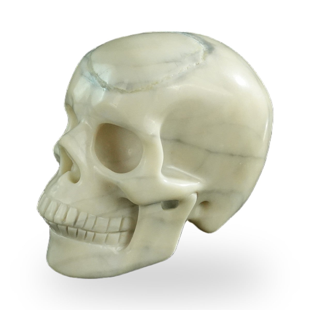 Ivory Jade crystal skull 3" SKH30IJ19 photo 6