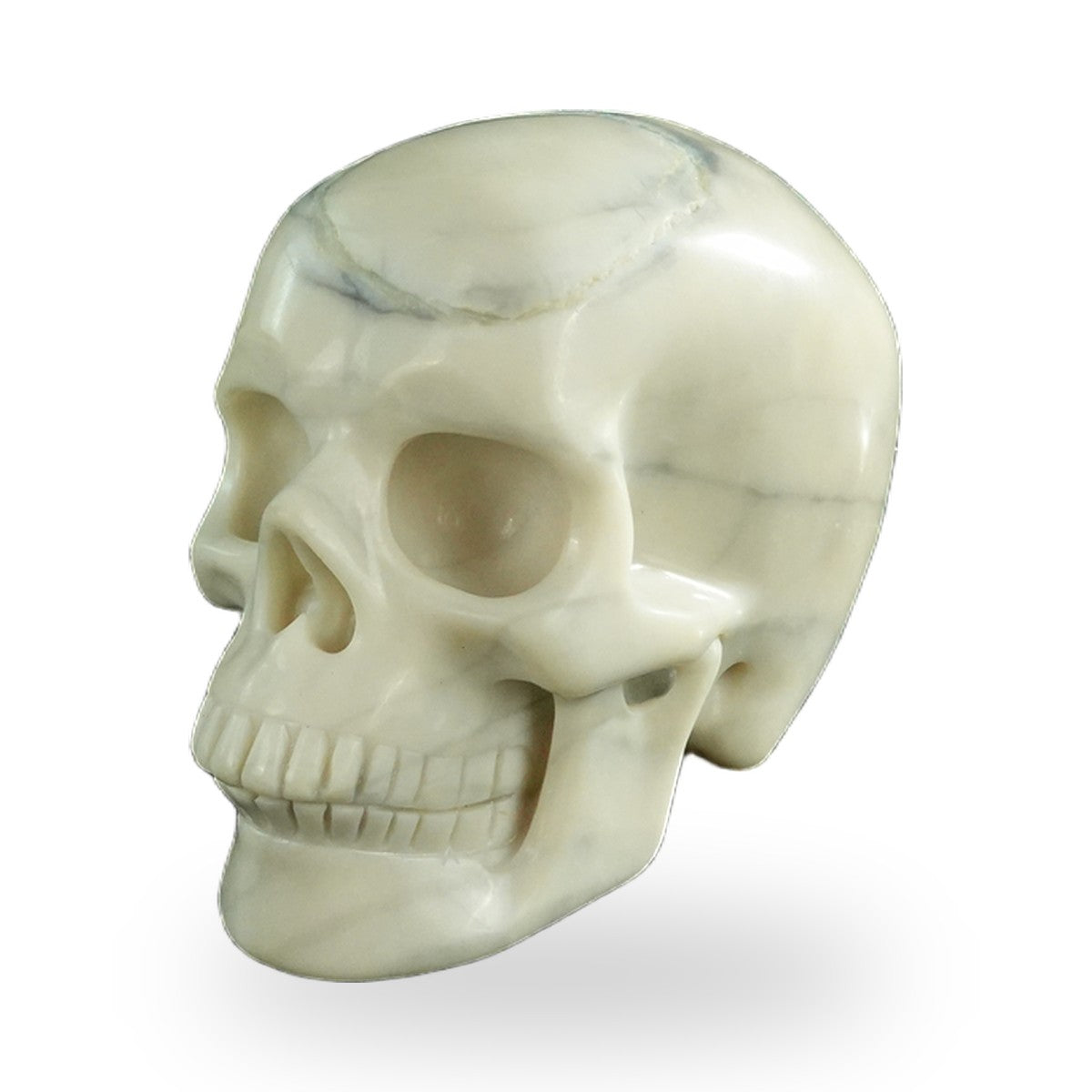 Ivory Jade crystal skull 3" SKH30IJ19 photo 7