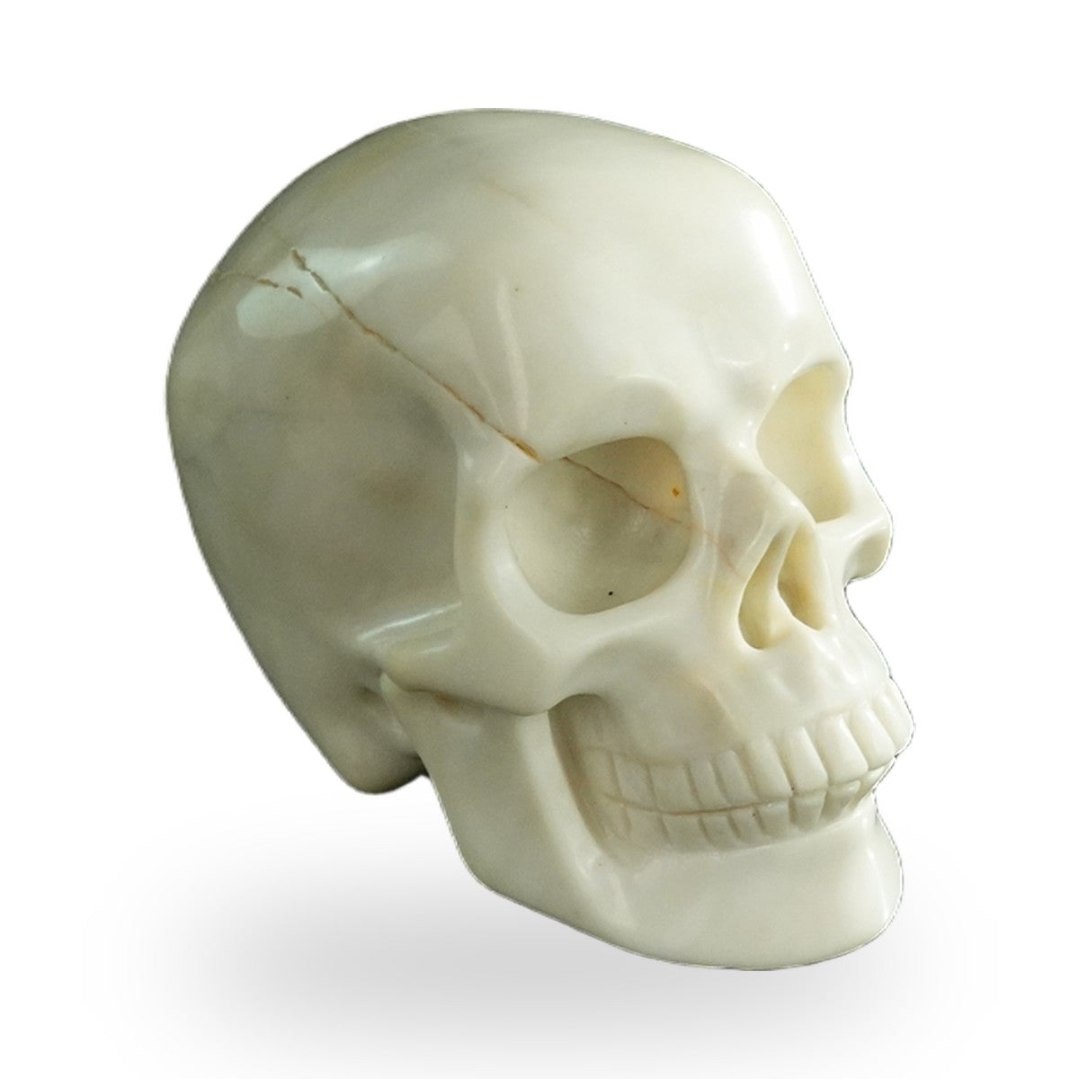 Ivory Jade crystal skull 3" SKH30IJ20 photo 3