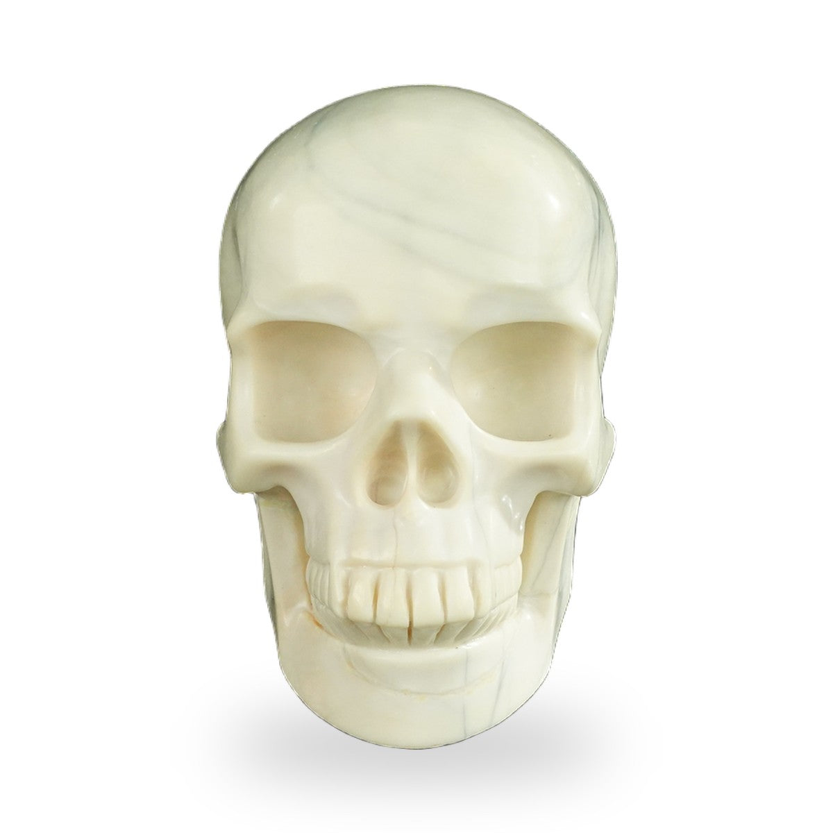 Ivory Jade crystal skull 4.5" SKH45IJ02 photo 1