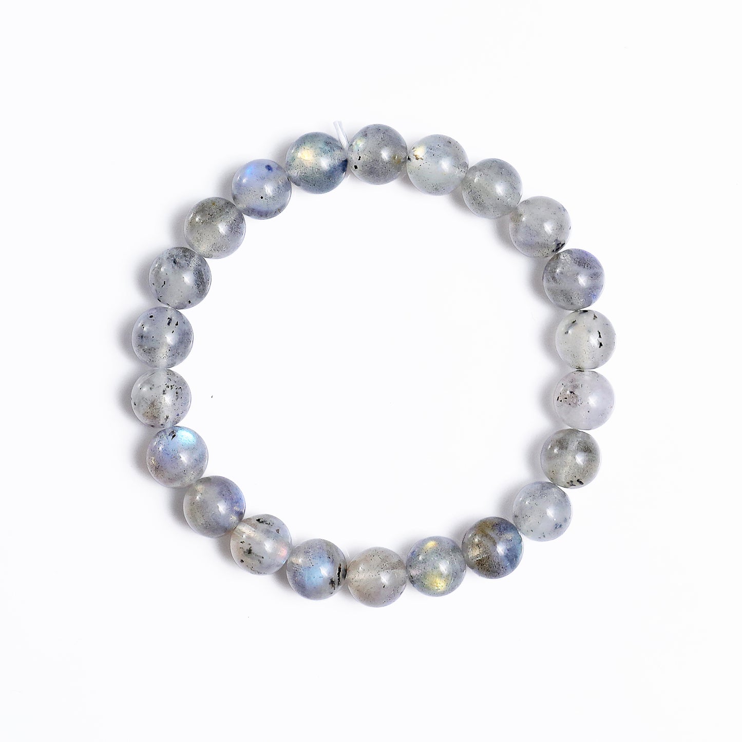 Natural Labradorite Beads Bracelet,Healing Energy Bracelet,Handcrafted Gift