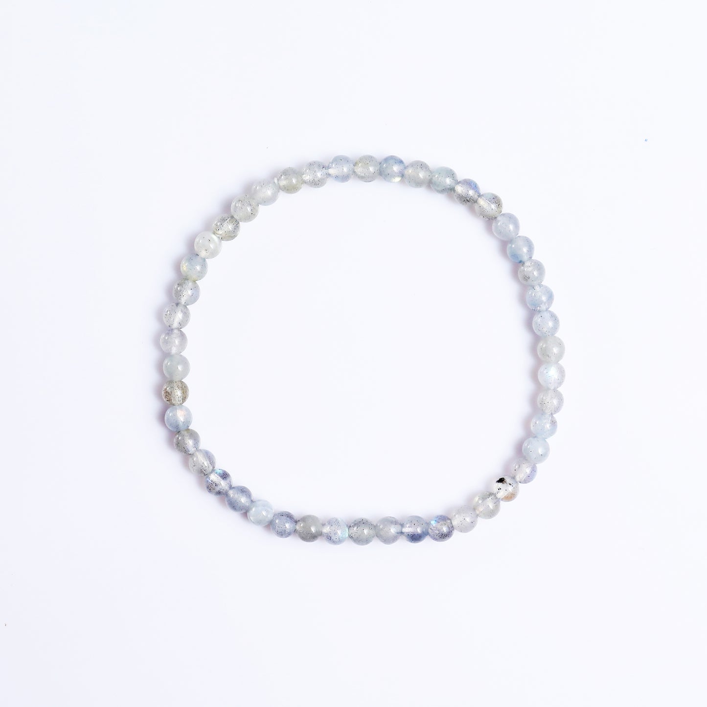 Natural Labradorite Beads Bracelet,Healing Energy Bracelet,Handcrafted Gift