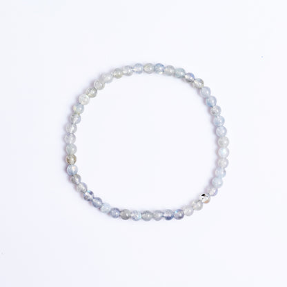 Natural Labradorite Beads Bracelet,Healing Energy Bracelet,Handcrafted Gift