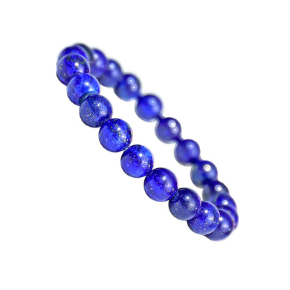 Natural Lapis Lazuli Beads Bracelet,Healing Energy Bracelet,Handcrafted Gift