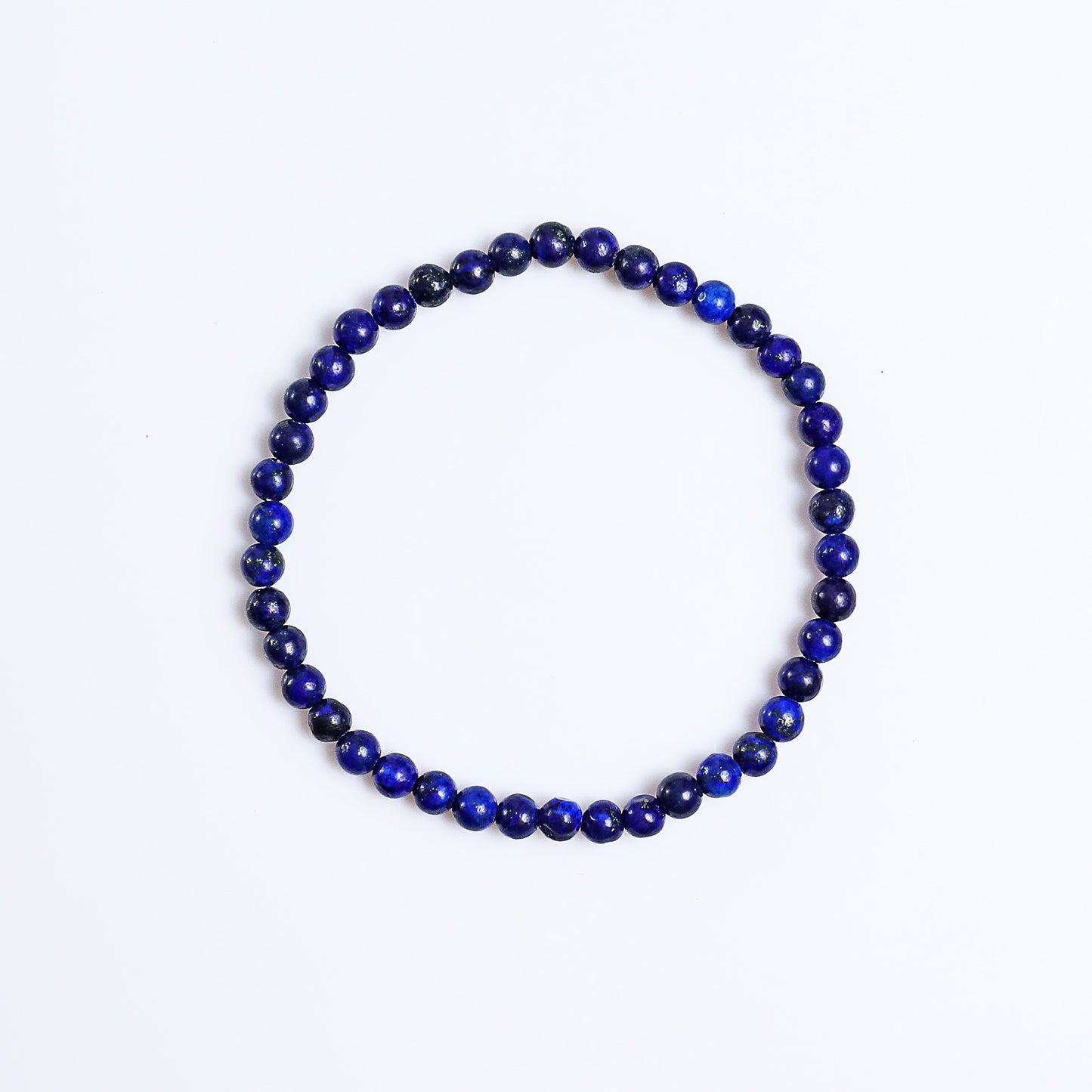 Natural Lapis Lazuli Beads Bracelet,Healing Energy Bracelet,Handcrafted Gift