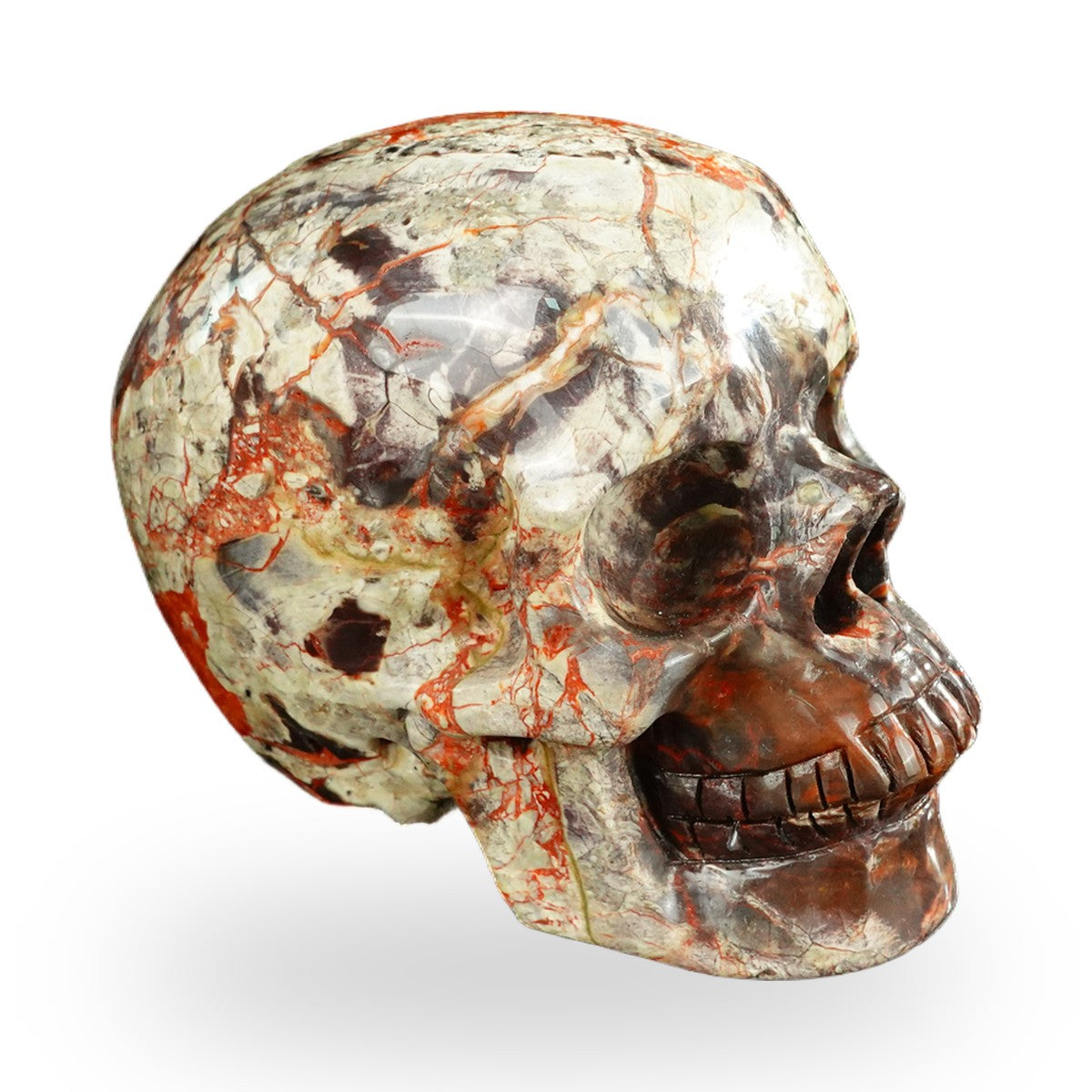 Money agate crystal skull 4.5" SKH45MG01 view 3