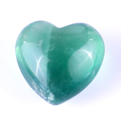 Nicedony 0.8" Fluorite Hand Carved Crystal Heart - View 8