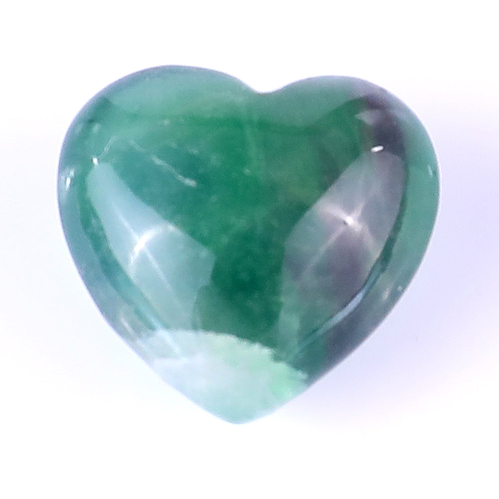Nicedony 0.8" Fluorite Hand Carved Crystal Heart - View 6