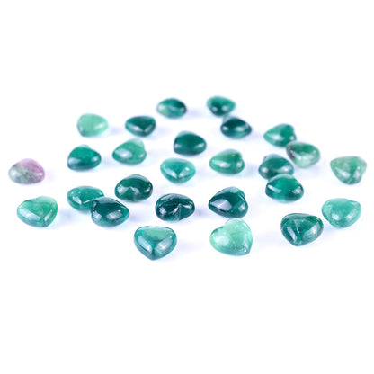 Nicedony 0.8" Fluorite Hand Carved Crystal Heart - View 3