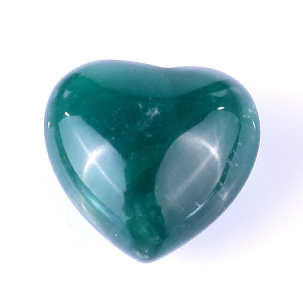 Nicedony 0.8" Fluorite Hand Carved Crystal Heart - View 7