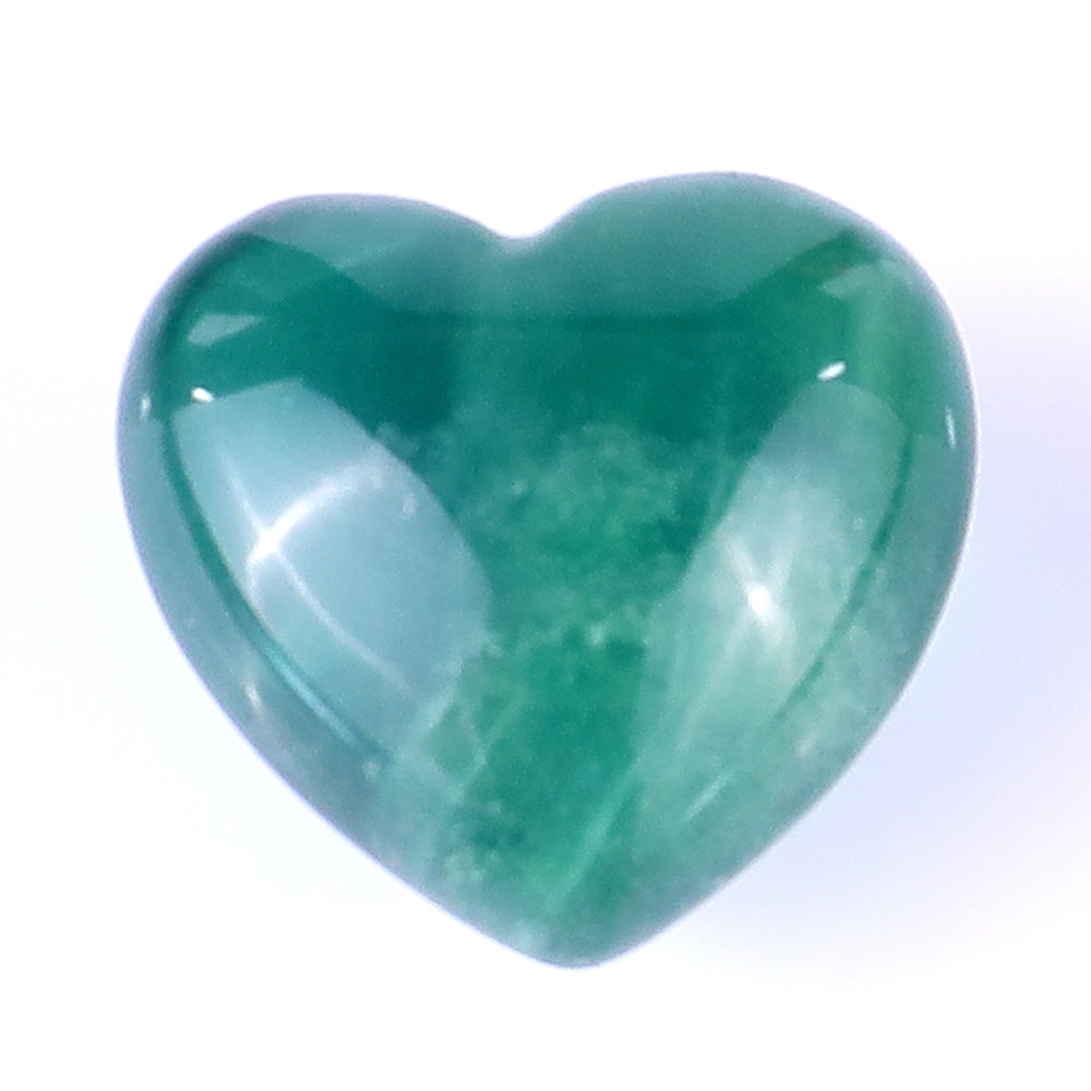 Nicedony 0.8" Fluorite Hand Carved Crystal Heart - View 5
