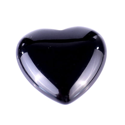Nicedony 1.2" Black Obsidian Hand Carved Crystal Heart - View 6