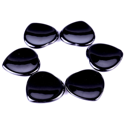 Nicedony 1.5" Black Obsidian Hand Carved Crystal Worry Stone,Massage Tool - View 9