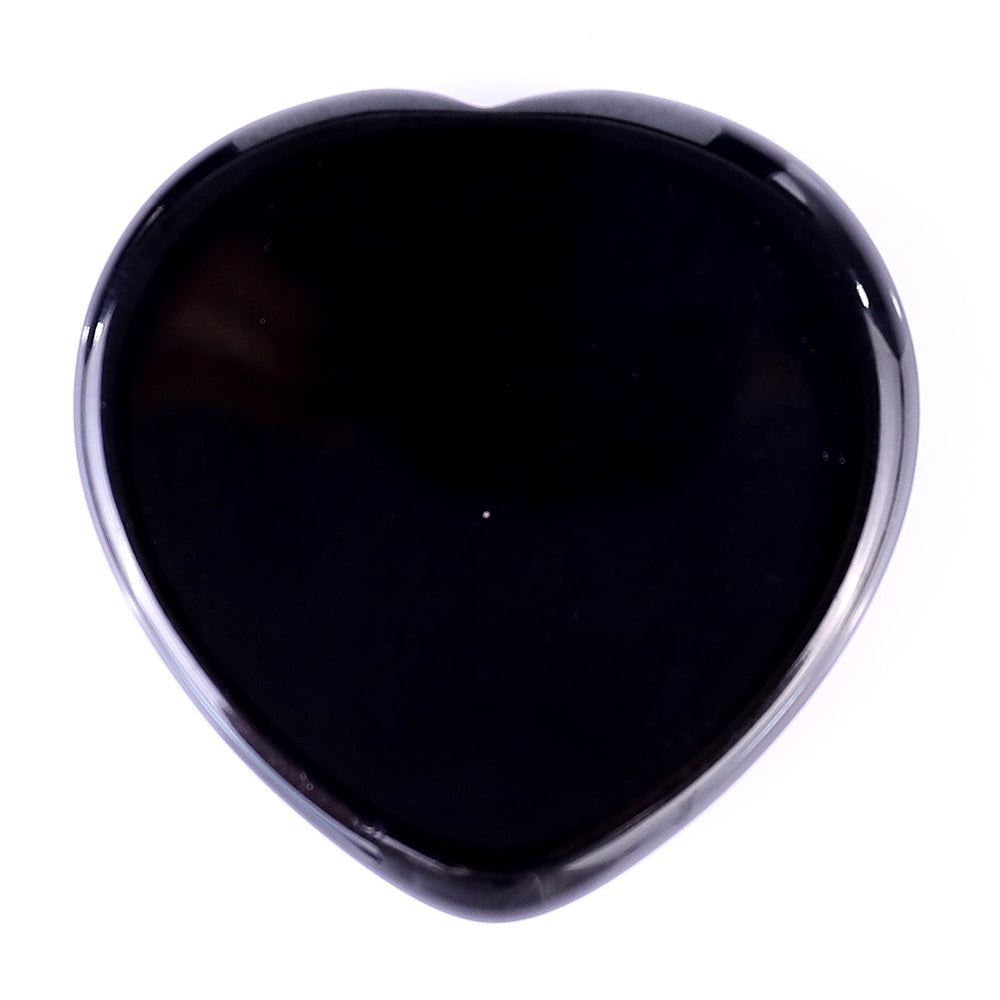 Nicedony 1.5" Black Obsidian Hand Carved Crystal Worry Stone,Massage Tool - View 7