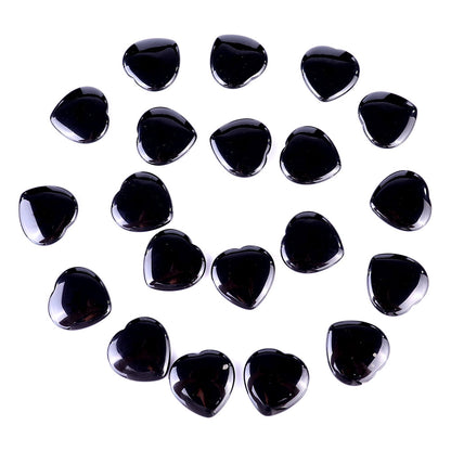 Nicedony 1.5" Black Obsidian Hand Carved Crystal Worry Stone,Massage Tool - View 3