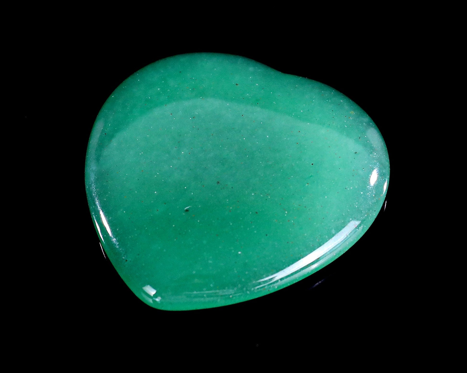 Nicedony 1.5" Green Aventurine Hand Carved Crystal Heart Shape Worry Stone,Massage Tool - View 4