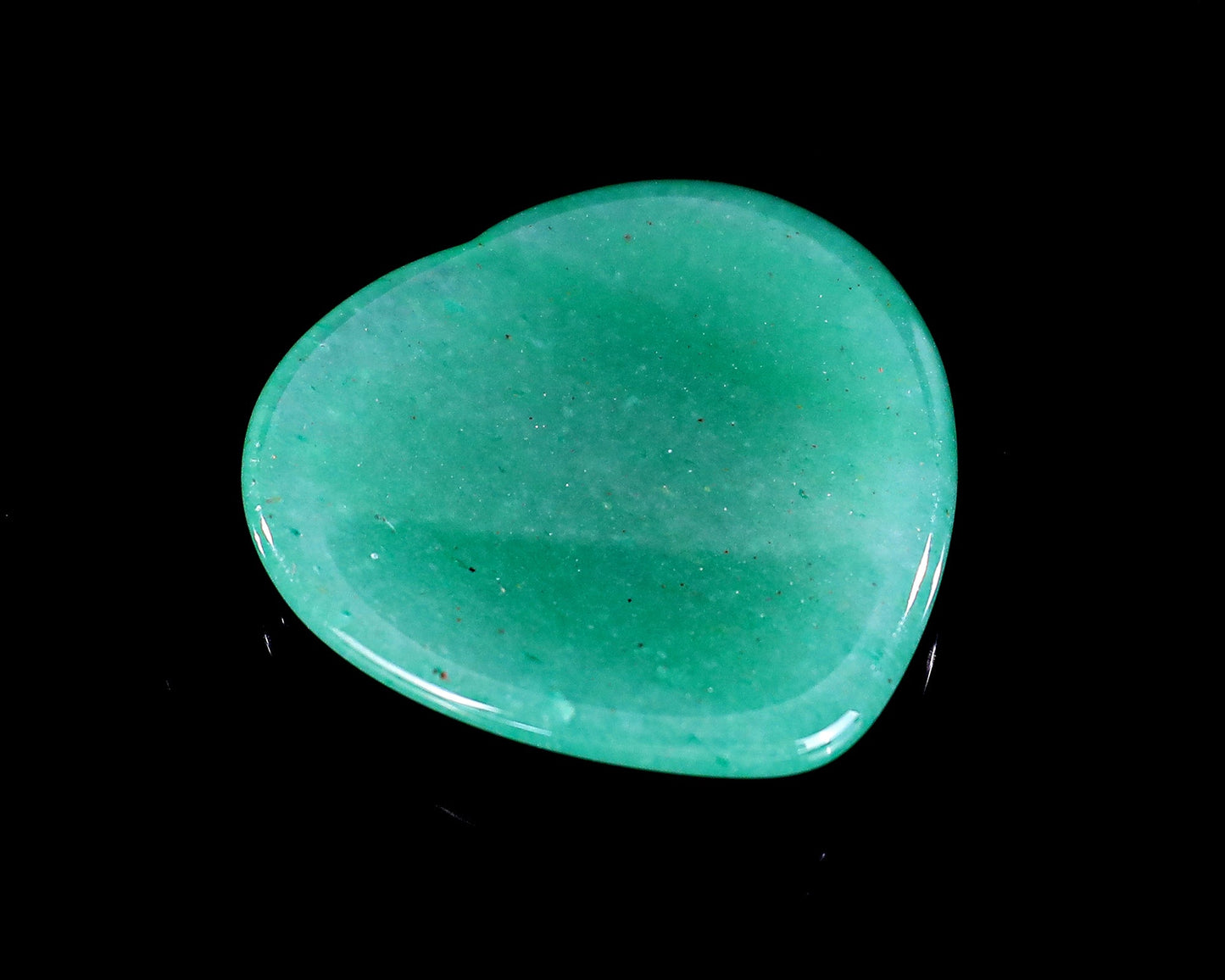 Nicedony 1.5" Green Aventurine Hand Carved Crystal Heart Shape Worry Stone,Massage Tool - View 5