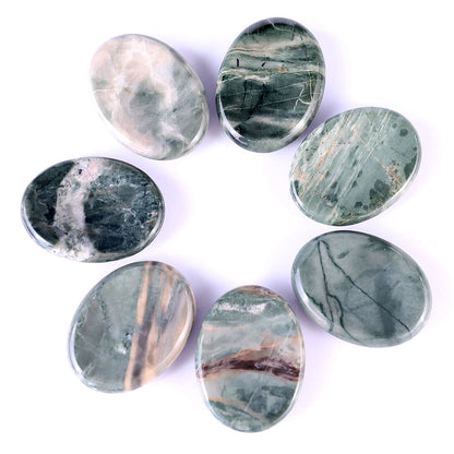 Nicedony 1.5" Jiulong Jade Hand Carved Crystal Worry Stone,Massage Tool - View 4