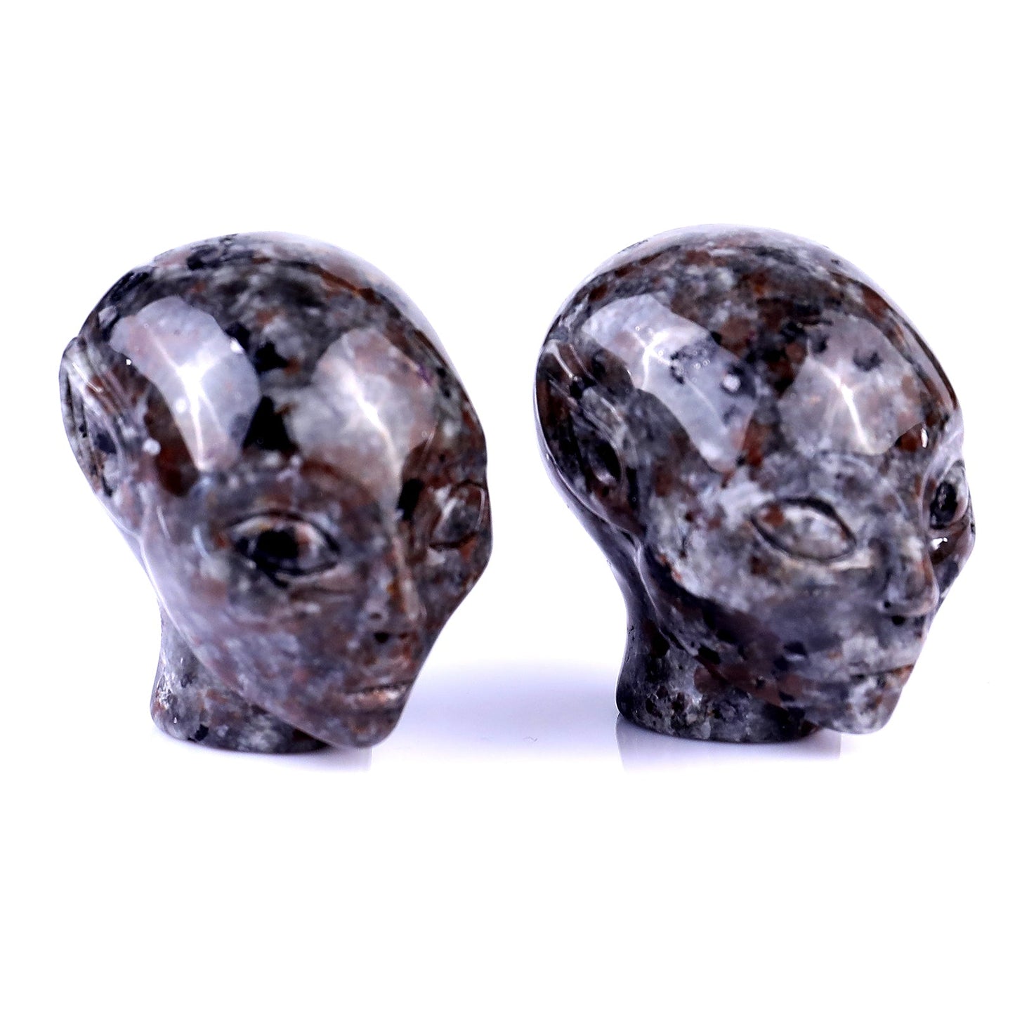 Nicedony 1.5" Yooperlite Hand Carved Crystal Elf Alien Sculpture - View 3
