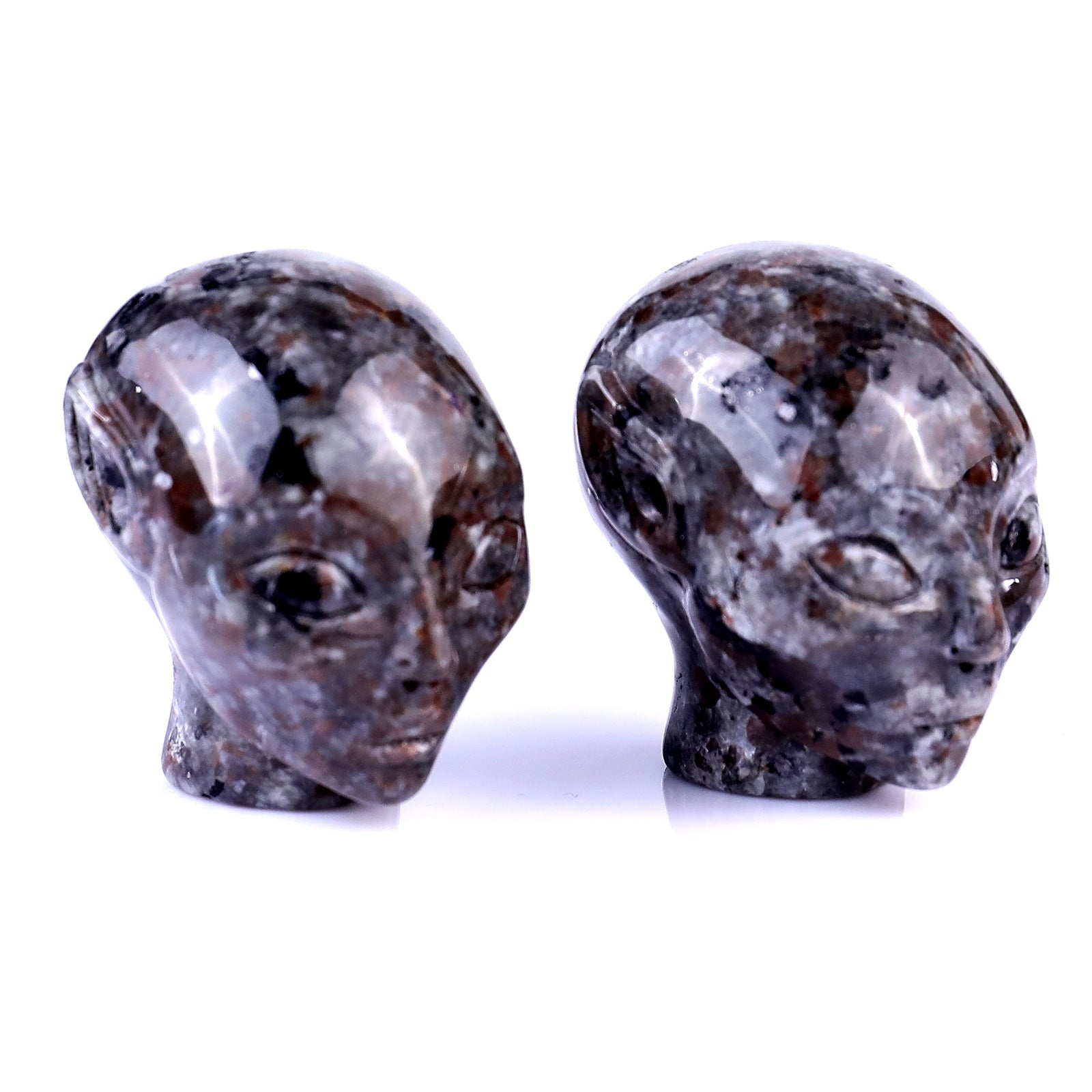 Nicedony 1.5" Yooperlite Hand Carved Crystal Elf Alien Sculpture - View 3