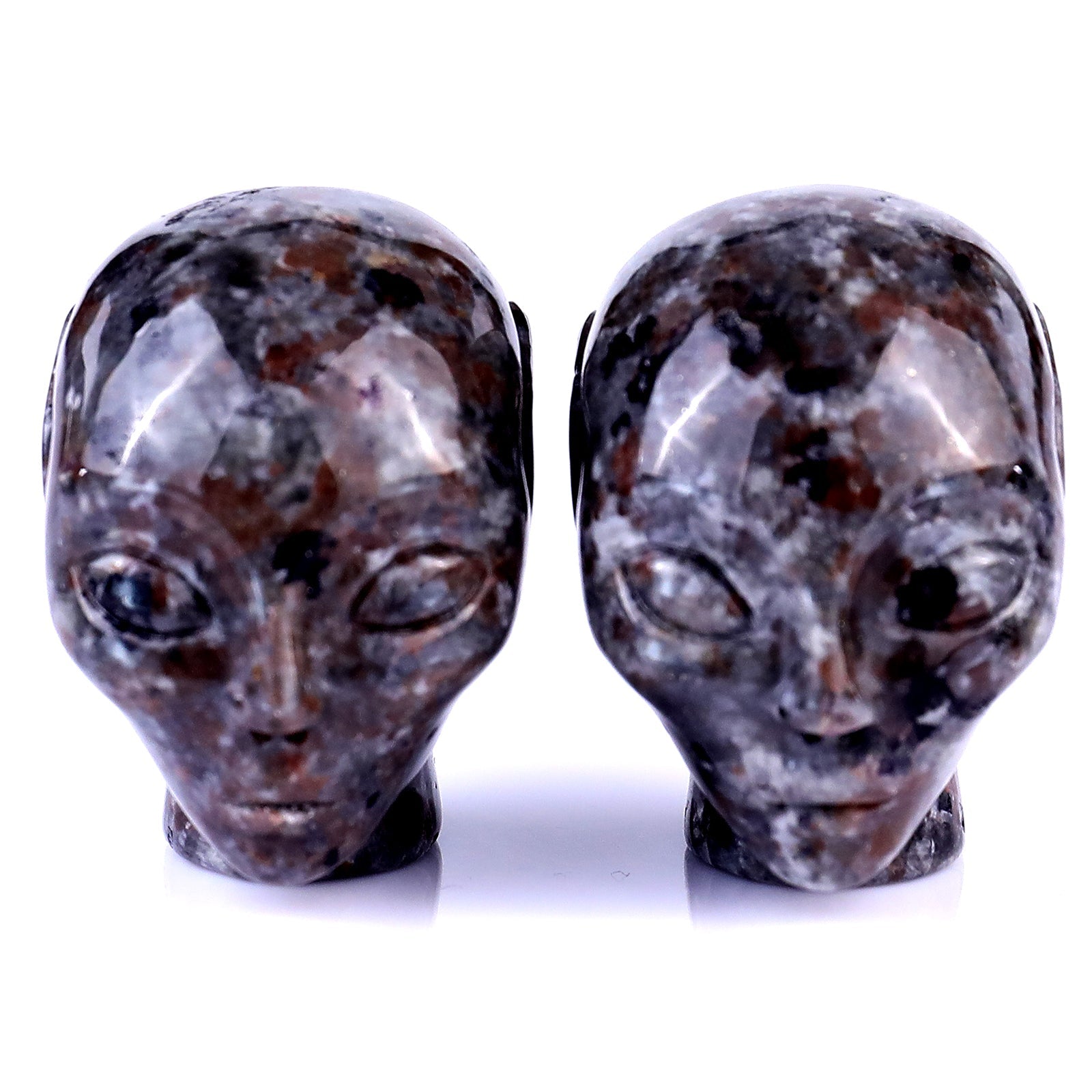 Nicedony 1.5" Yooperlite Hand Carved Crystal Elf Alien Sculpture - 2